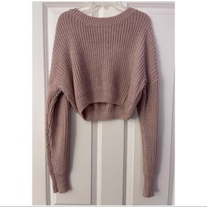 Dusty Pink Sweater Top